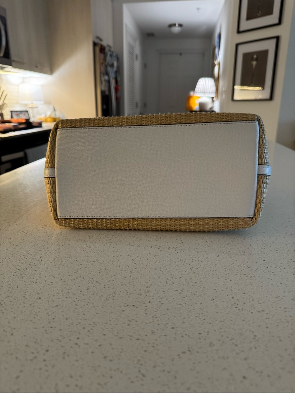 Kate Spade Strawberry Raffia Tote - Picture 5 of 11